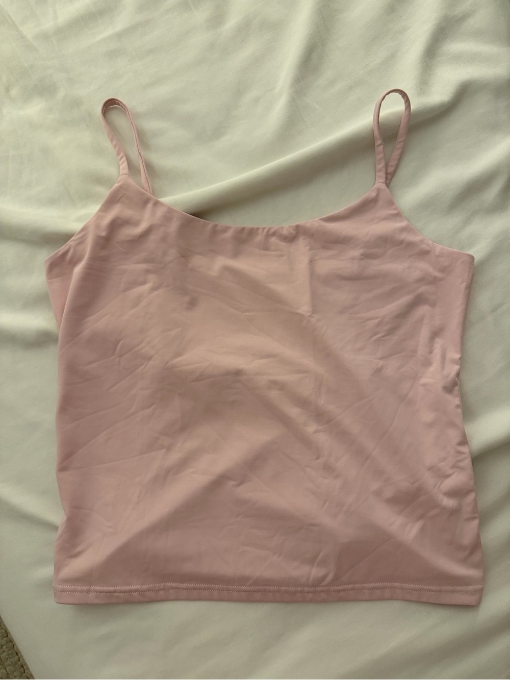 Women's Pink Spaghetti Strap Tank Top